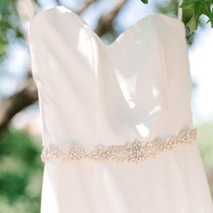 The Paige Wedding Gown and Belt